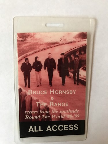 RARE Bruce Hornsby 1988-1989 All Access Laminate Backstage Pass Jam Band - Bild 1 von 2