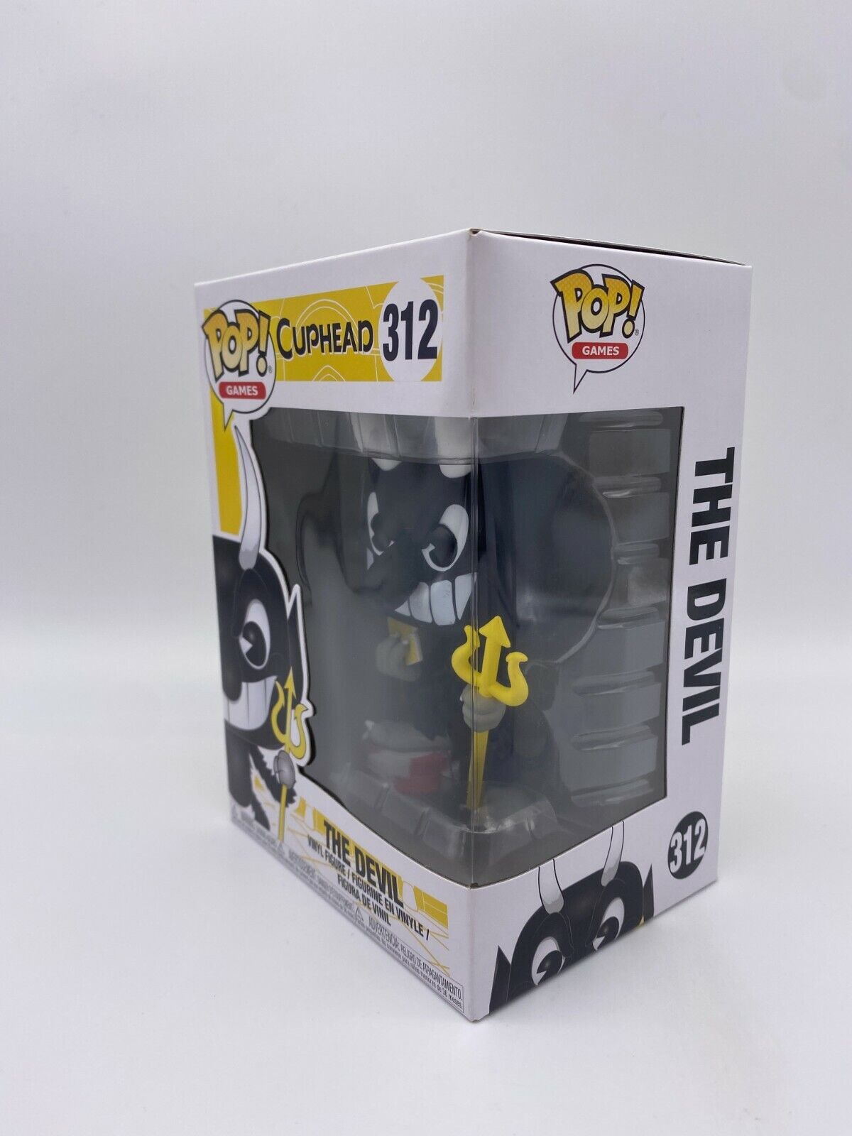  Funko Pop! Games: Cuphead - The Devil Collectible Figure : Toys  & Games