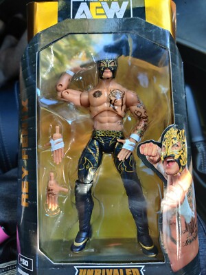 Jazwares Rey Fenix -VERSION 2 (GOLD BOOTS) AEW UNRIVALED SERIES 6 