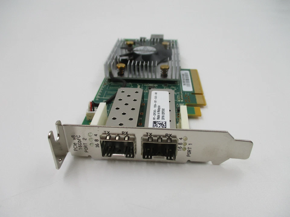 Dell QLE2662L 16Gbps SFP+ Dual Port Low Profile HBA Card Dell P/N: 03PCN3 Tested - Image 2 of 4