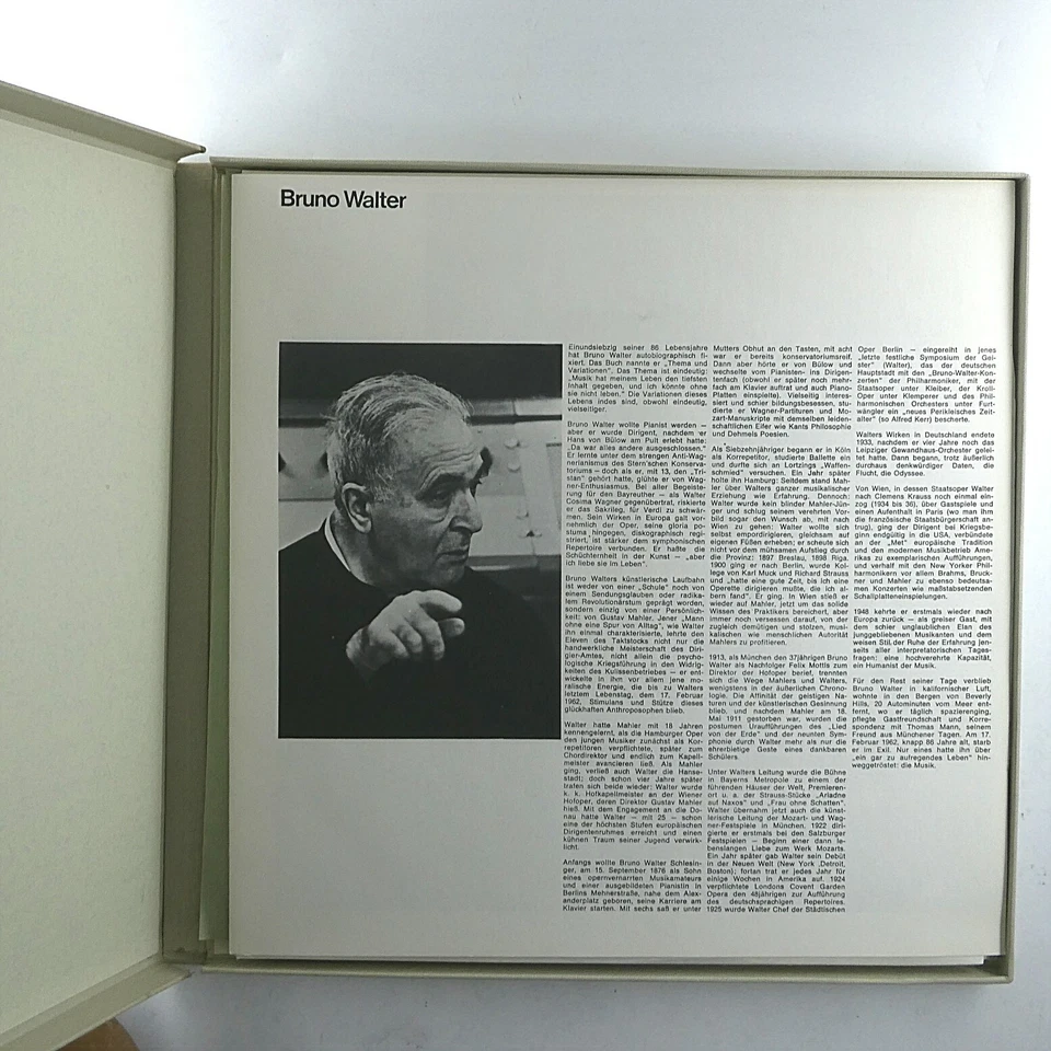 4 Lp Box Bruno Walterdirigiert Brahns Columbia Symphonie Orchester Symphonies1-4 - Bild 2 von 4