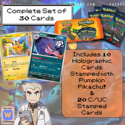 halloween 2024 pokemon cards The 10 Best Pokmon from Trick or Trade BOOster Bundle Placeholder Image Provided Complete Pokemon Halloween Set of
