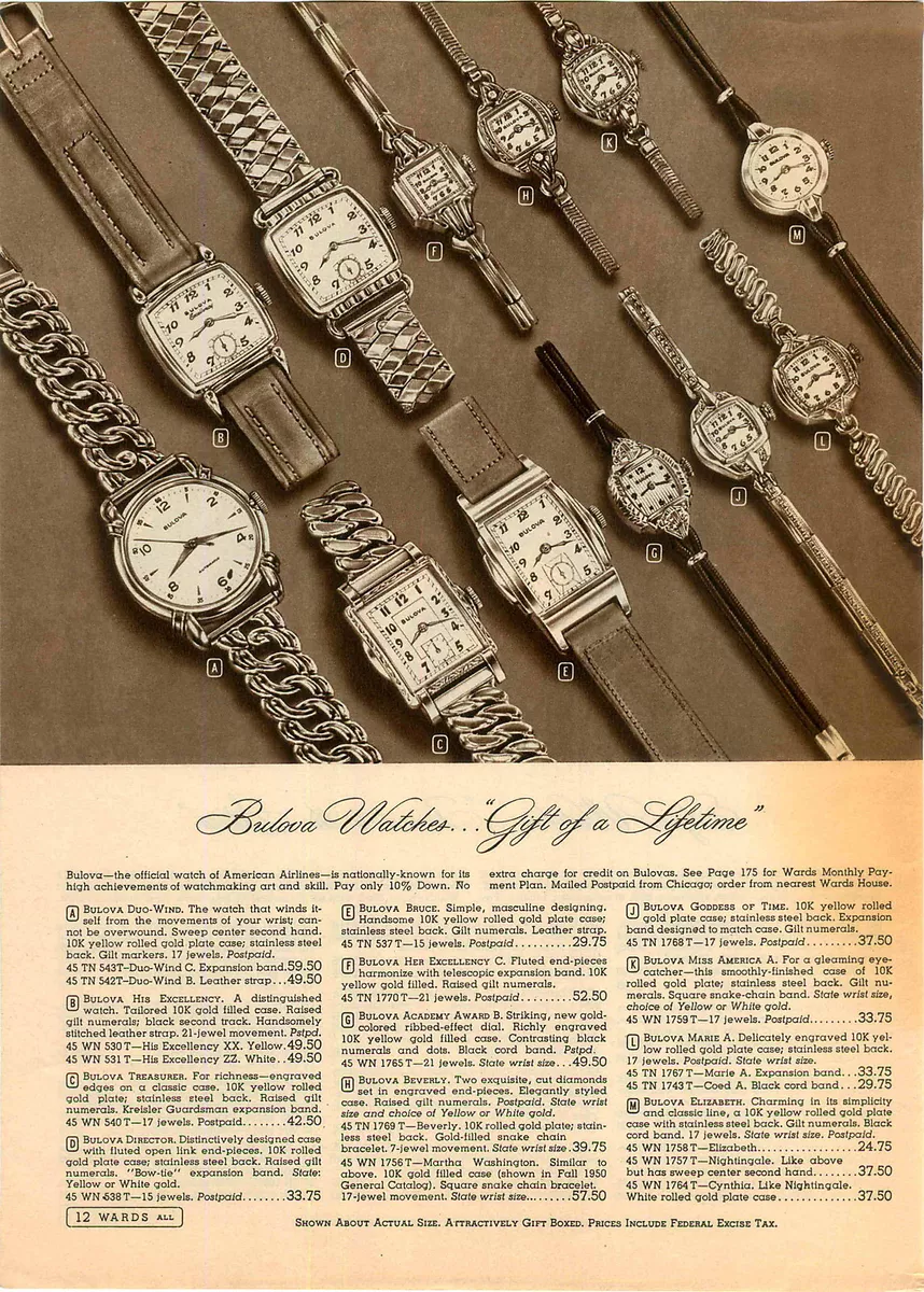 Bulova 1950 online