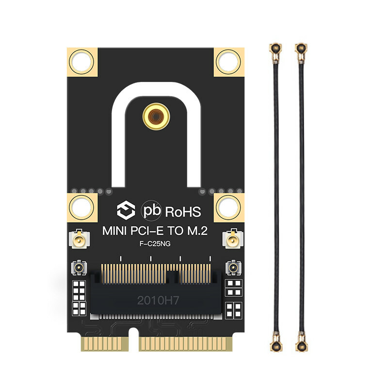 Mini PCI-E To BCM94630 Adapter Card Converter 12 6Pin WLAN Wi-Fi For