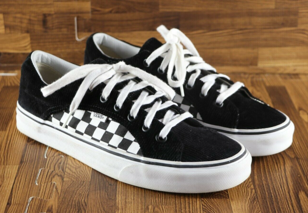 VANS OFF THE WALL 507452 BLACK  & WHITE CHECKERED VANS SNEAKERS BLACK/WHITE CHECKERED OLD SKOOL SHOES 507452  main image 3