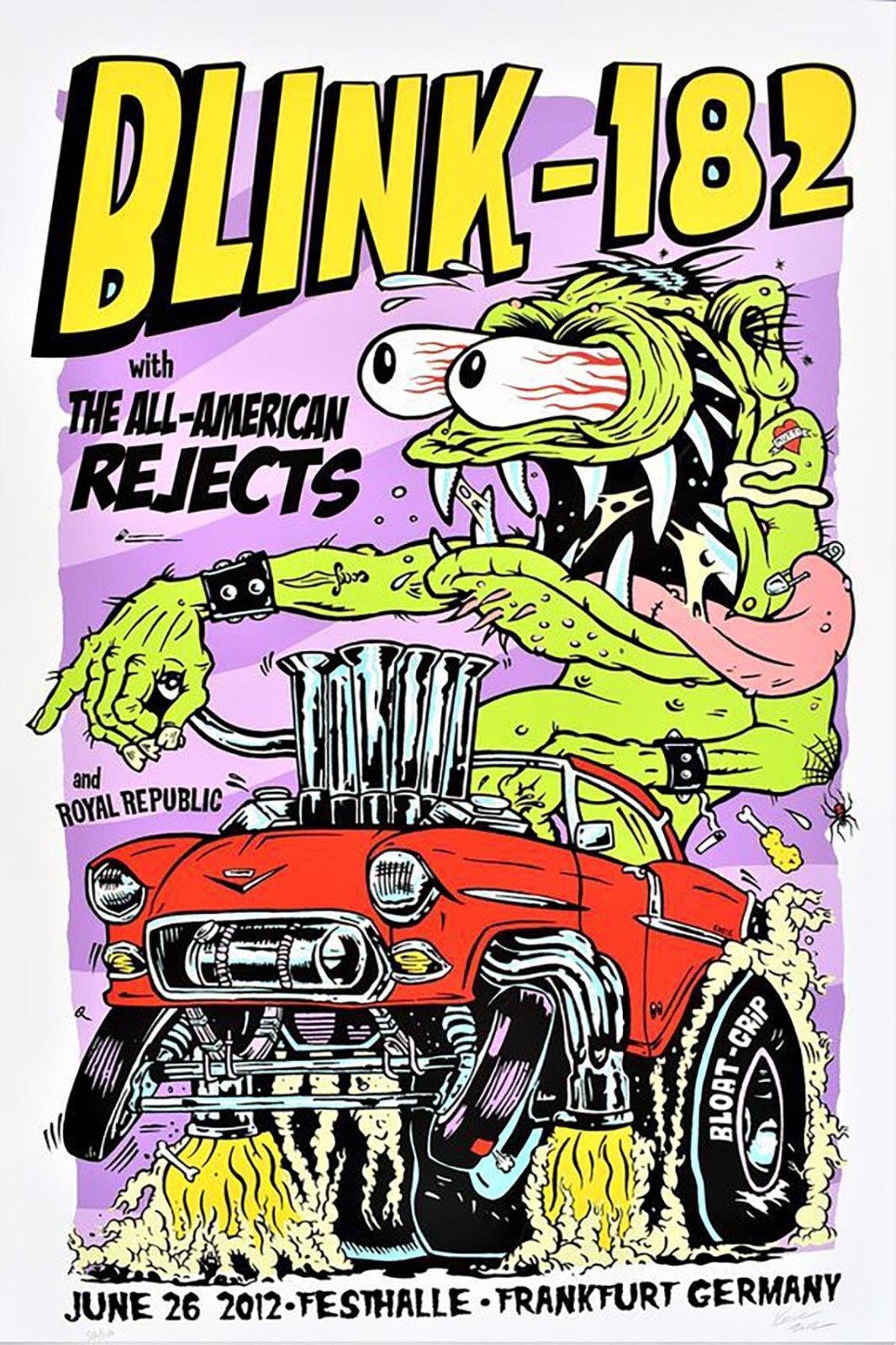 Blink-182 Concert 12x18 Matte Museum Poster Print for Fans’ Collection