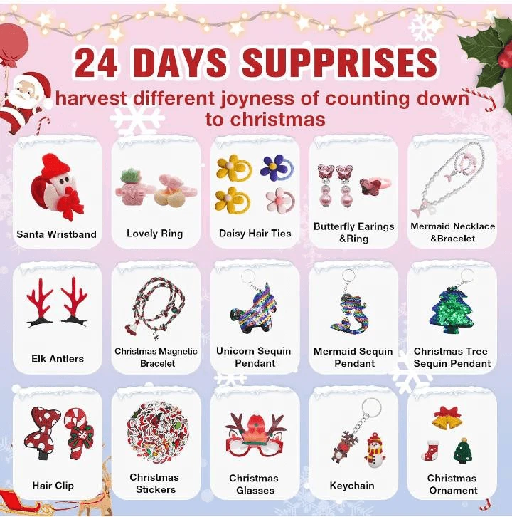 Advent Calendar. Jewelry and Surprises. 24 Days - Image 3 of 4