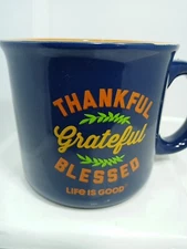 LIFE IS GOOD COFFEE MUG. THANKFUL GRATEFUL BLESSED MUG. GOOD LIFE Deco Mug.B306