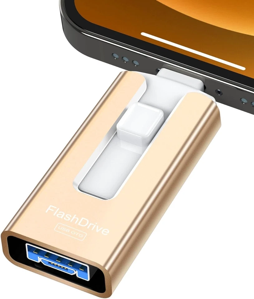 Premium 256GB USB Flash Drive - One-Click Backup & Encryption for Secure Storage - Image 3 of 4
