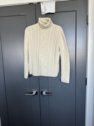 English Fisherman Wool Cable Knit Sweater