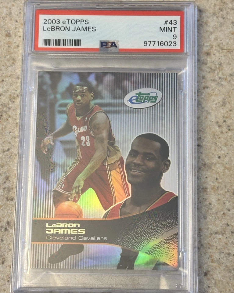2003 eTopps #43 LeBron James Rookie PSA 9 MINT 🔥🔥🔥🔥GOAT? - Image 2 of 4