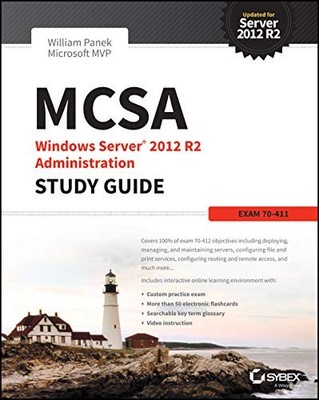 MCSA WINDOWS SERVER 2012 R2 ADMINISTRATION STUDY GUIDE: By William Panek *VG+*