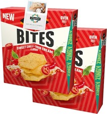 Cracker Bundle for Jacob's Bites Sweet Chilli & Sour Cream Crackers 125g 2 Pack