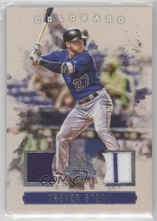 Trevor Story #DKM-TS 2017 Panini Diamond Kings Baseball DK Materials