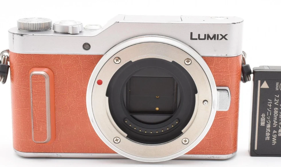 パナソニック　Lumix G 1赤+ ミノルタ　50㍉　70-210㍉　動作品 パナソニック LUMIX DMC-GM1K-D レンズキット [オレンジ] 価格比較