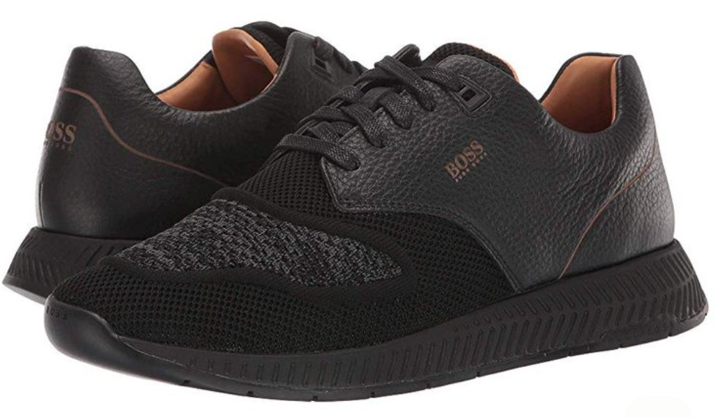 HUGO BOSS TITANIUM RUNN $299 Mens Shoes Size 11 Sneakers Black NEW