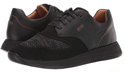 HUGO BOSS TITANIUM RUNN $299 Mens Shoes Size 11 Sneakers Black NEW