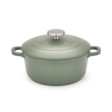 Morphy Richards Casserole Dish 20cm Cast Aluminium Green with lid 851000