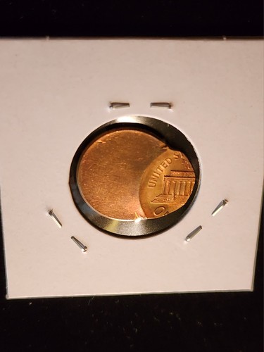 GORGEOUS TONED UNC 1959-82 LINCOLN MEMORIAL CENT 60% OFF-CENTER STRUCK ERROR! - Picture 3 of 7
