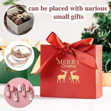 Christmas Drawstring Gift Bags Assorted Size Small Holiday Medium Large, E9T7