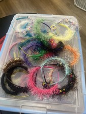 24 Headbands , With fancy Fur Yarn .new