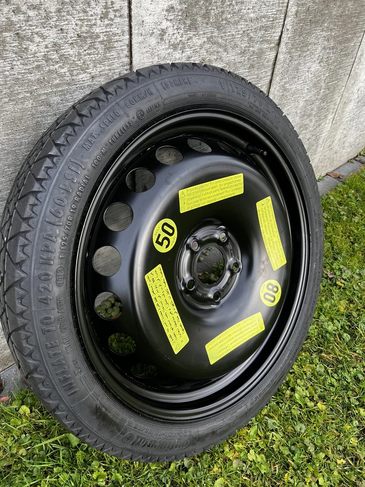 Reserverad Notrad Ersatzrad Audi A4 8K A5 8T 8F VW Golf Passat 5x112 8K0601027D - Bild 3 von 4