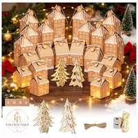 Adventskalender 24 StüCk Zum BefüLlen Mit LED 6 GrößEn TüTen Weihnachten