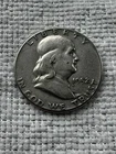1952 S Franklin Half Dollar Circulated Silver 50c Coin Collectible