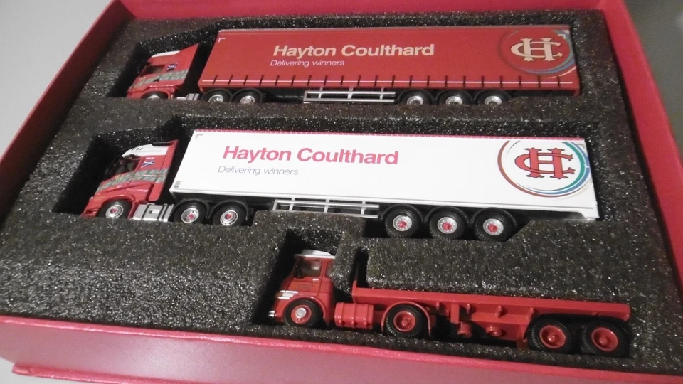 OXFORD HAYTON COULTHARD SCANIA VOLVO ERF CENTENARY TRUCK MODEL SET 76SET45 1:76 - Image 2 of 4