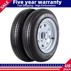 ✅Trailer Tires on Rim 4.80-12 4.80x12 480-12 4.80-12 W/12'' Rims 4 Lug 6PR 4''