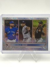 Robbie Ray/Gerrit Cole/Dylan Cease STRIKEOUT LEADERS /875- 2022 Topps Series One