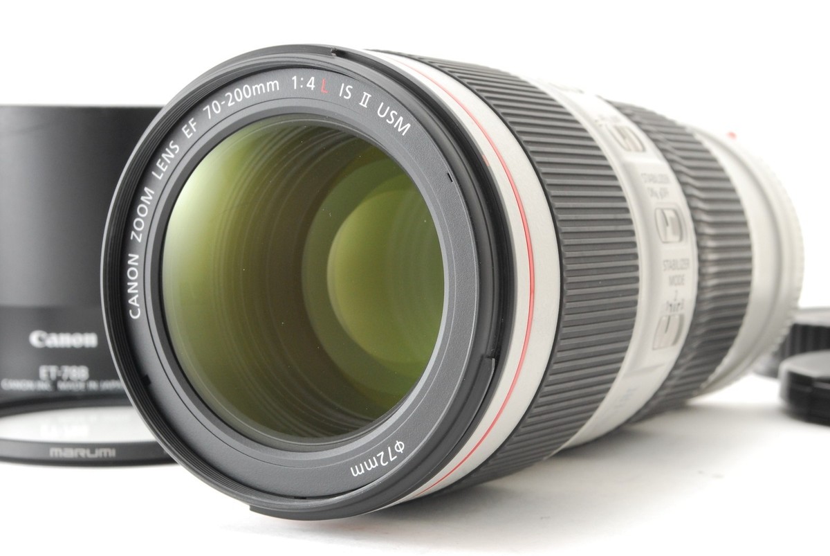 SALE [N MINT+++ w/Hood] Canon EF 70-200mm f/4 L IS II USM Zoom