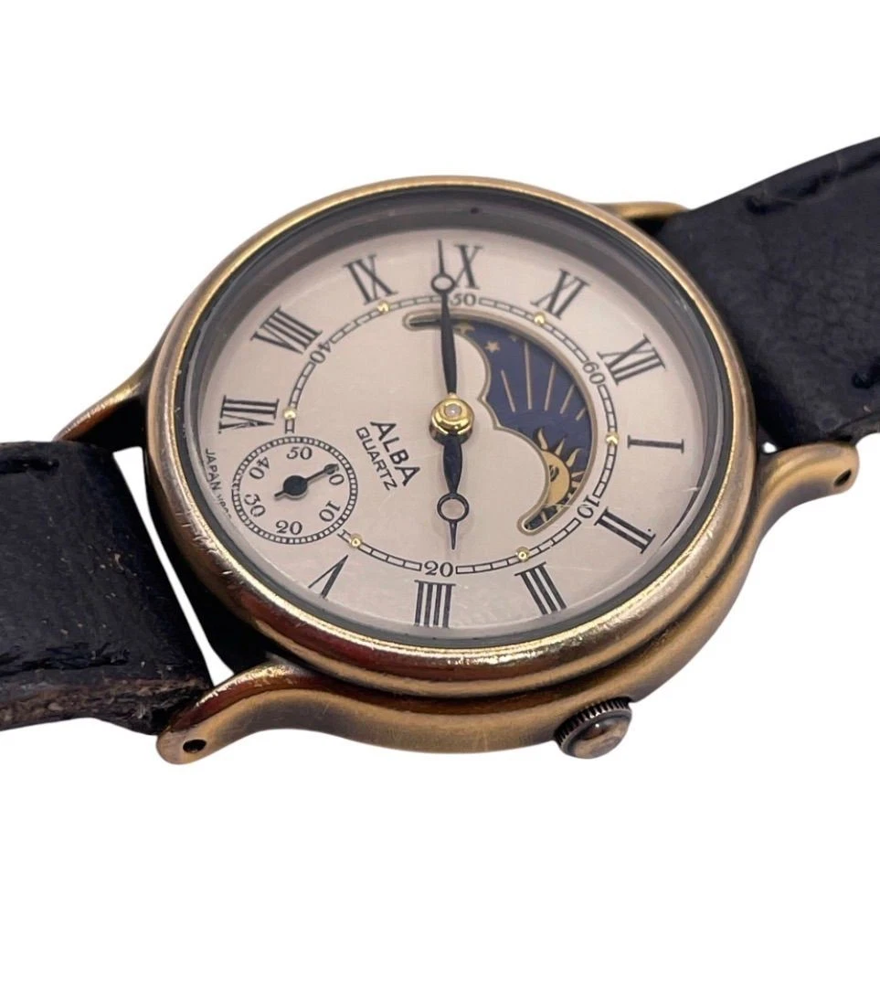 MOON クールなヴィンテージ 1980 年代 最後の値下げ Vintage Seiko