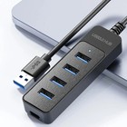 4 Port USB 2.0 Hub Splitter High Speed Desktop PC Mac OS Laptop
