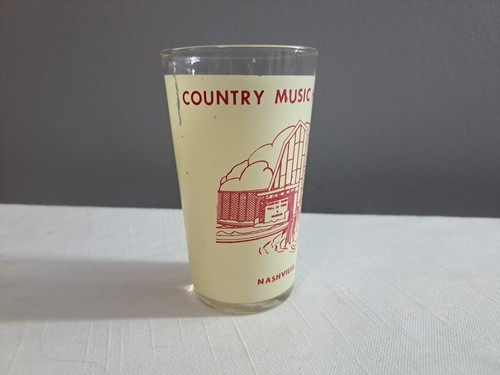 Vintage Country Music Hall Of Fame Nashville, Tenn. Souvenir Glass - Bild 4 von 14