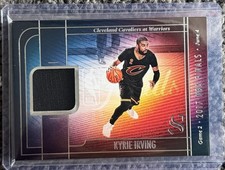 2024 25 Panini Silhouette Kyrie Irving 2017 NBA Finals relic patch Game 2