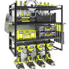 Werkzeughalter Werkzeugregal Wandhalterung Tool Organizer Elektrobohrer 4 Slots