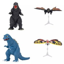 Set of 4: HG Series Godzilla -Godzilla VS Mothra Edition-
