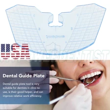 2Sets Dental Guide Template Plate Denture False Teeth Arrangement Articulator