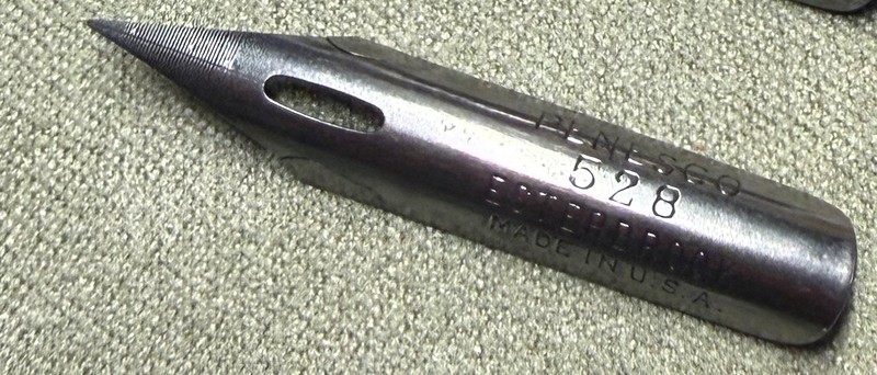 Vintage Esterbrook Penesco 528 Dip Pen Nibs Lot of 10 Made in USA Calligraphy