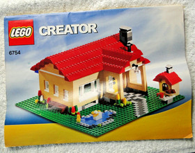 Used Lego Creator 3 in 1 Family House - Set 6754 - Manuals Only