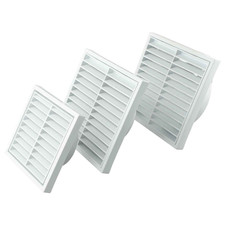 Air Vent Grille Cover Wall Ceiling Exhaust Vent PP Rodent Insect Proof Free UK