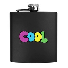 6oz (170ml) 'Cool' Pocket Hip Flask (HP00036341)