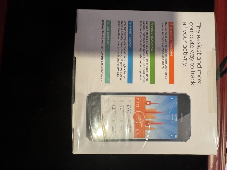 UP3 por Jawbone Frecuencia Cardíaca, Actividad + Rastreador de Sueño, Giro de Arena (Negro) Totalmente Nuevo Foto 2 de 4