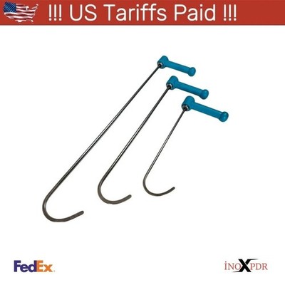 Universal  PDR INOX 2-Piece 360° Rotating Paintless Dent Repair Rod Set   10mm