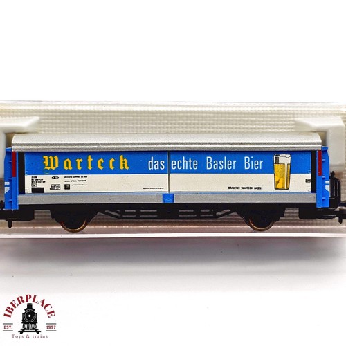 ♻️ 🚃 Fleischmann 8337 Schiebewandwagen Wartech SBB Analog Spur N 1:160 E13 | Condition: Gebraucht