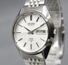 Vintage 1974 Near MINT KING SEIKO HI-BEAT 5626-8000 36mm Silver AT Mens Watch