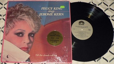 PEGGY KING Sings Jerome Kern 1985 Stash ST-246 Jazz Vocal TRANSLUCENT Vinyl LP