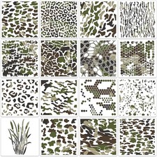Camo Stencil for Spray Paint 6inch Camo Paint Stencils Camouflage Stencils