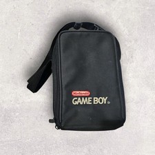 Vtg Nintendo Original Game Boy Embroidered Travel Carrying Case Bag w/ Strap